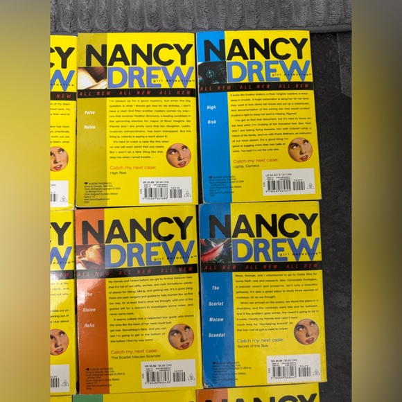 Nancy Drew Girl Detective Paperback books 1-13 - Picture 7 of 12